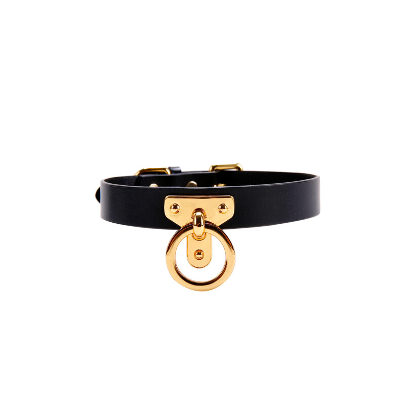 Нашийник з повідцем Cosplay Choker & Leash UPKO італійська шкіра - Изображение 5