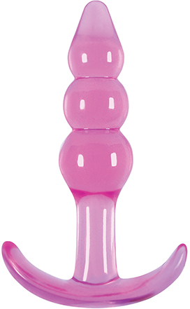 Пробка Jelly Rancher T-plug, рожева, 11 x 2.5 см