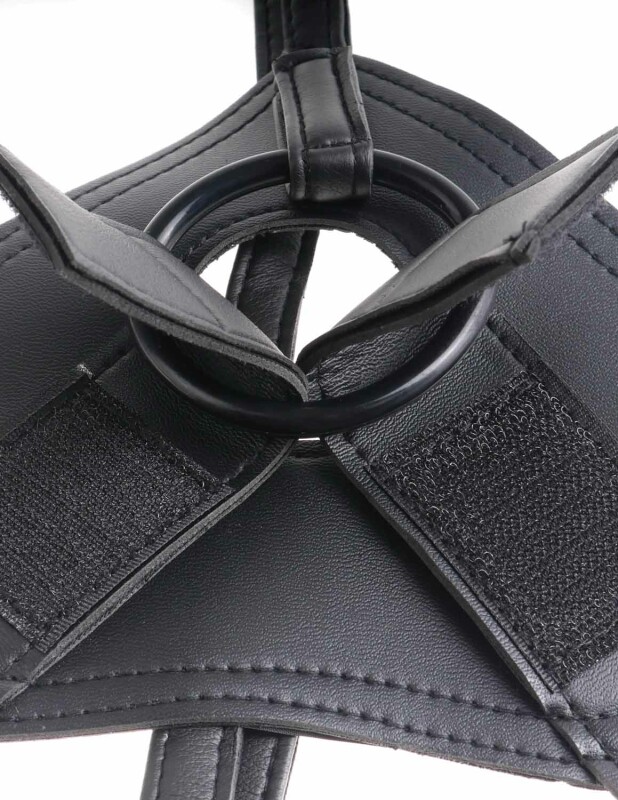Страпон реалістичний King Cock Strap-On з кільцевим кріпленням, на трусиках, бежевий, 15.2 х 4.1 см - Изображение 6