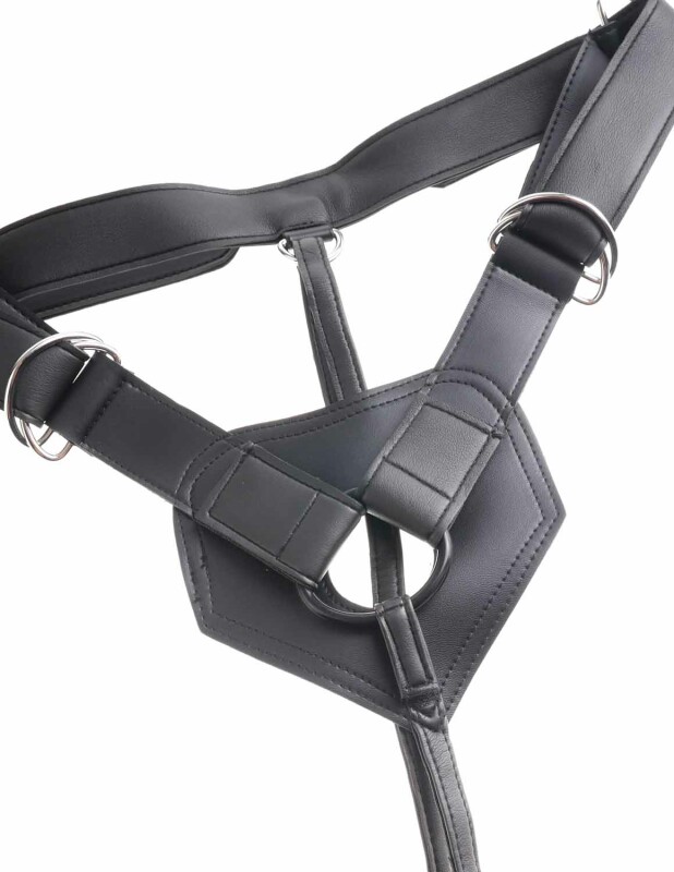 Страпон реалістичний King Cock Strap-On з кільцевим кріпленням, на трусиках, бежевий, 15.2 х 4.1 см - Изображение 7