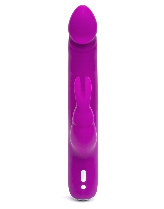 Вібратор кролик Happy Rabbit Slimline рожевий, 22.5 х 3.5 см - Зображення 2