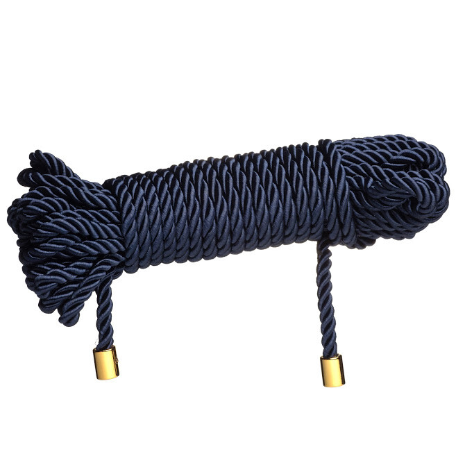 Мотузка для бондажа UPKO Restraint Bondage Rope, синя, 10 м - Изображение 9