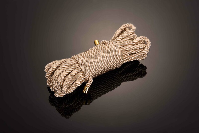 Мотузка для бондажа UPKO Restraint Bondage Rope, золота, 10 м - Зображення 9