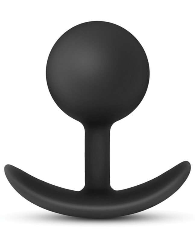 Анальний плагіат зі зміщеним центром тяжіння LUXE WEARABLE VIBRA PLUG BLACK - Зображення 1