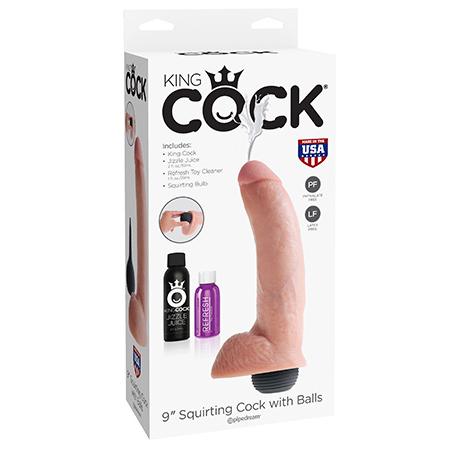 Фаллоимитатор семяизвержения King Cock - Зображення 4