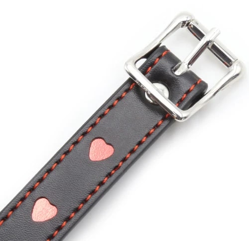 Кляп у вигляді серця Fetish Mouth gag heart червоний, 4 см - Зображення 3