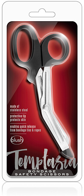 Ножиці для стрейч стрічки TEMPTASIA BONDAGE SAFETY SCISSORS - Зображення 1