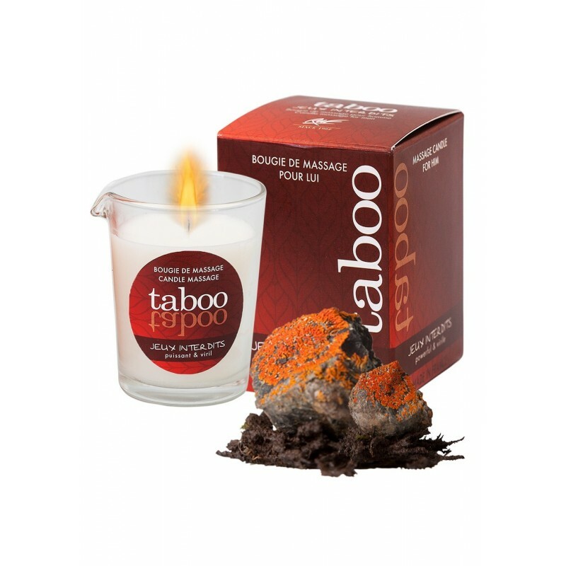 Масажна свічка RUF, 60 г, Taboo Candle Jeux Interdits Wild Lichen з ароматом дикого лишайника - Зображення 3