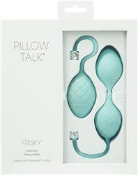 Набір вагінальних кульок із кристалами Сваровські Pillow Talk, м'ятні - Зображення 1