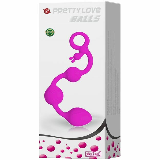 Гладкі Анальні кульки Pretty Love Balls - Зображення 4