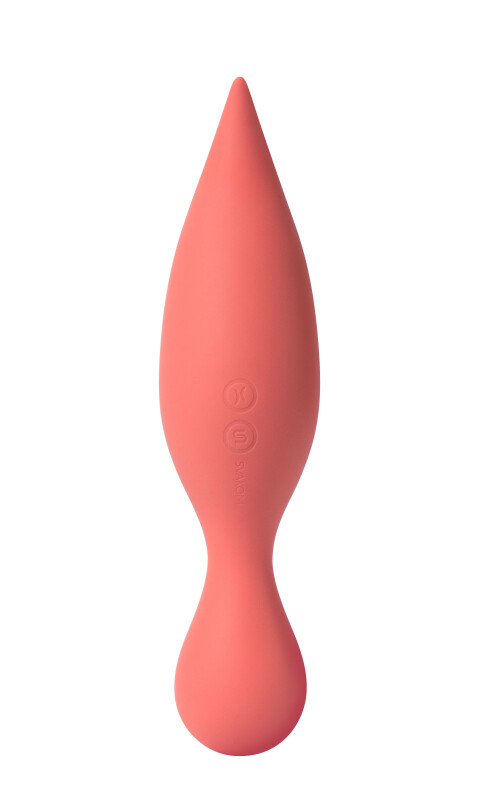 Кліторальний вібратор Svakom Siren кораловий, 18.9 х 4.5 см - Зображення 2
