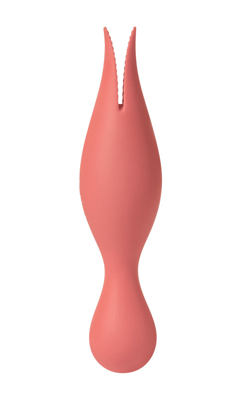 Кліторальний вібратор Svakom Siren кораловий, 18.9 х 4.5 см