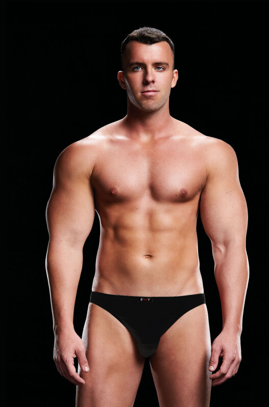 Труси чоловічі з відкритою попою (джоки) LOW-RISE BRIEF-BLACK, M / L