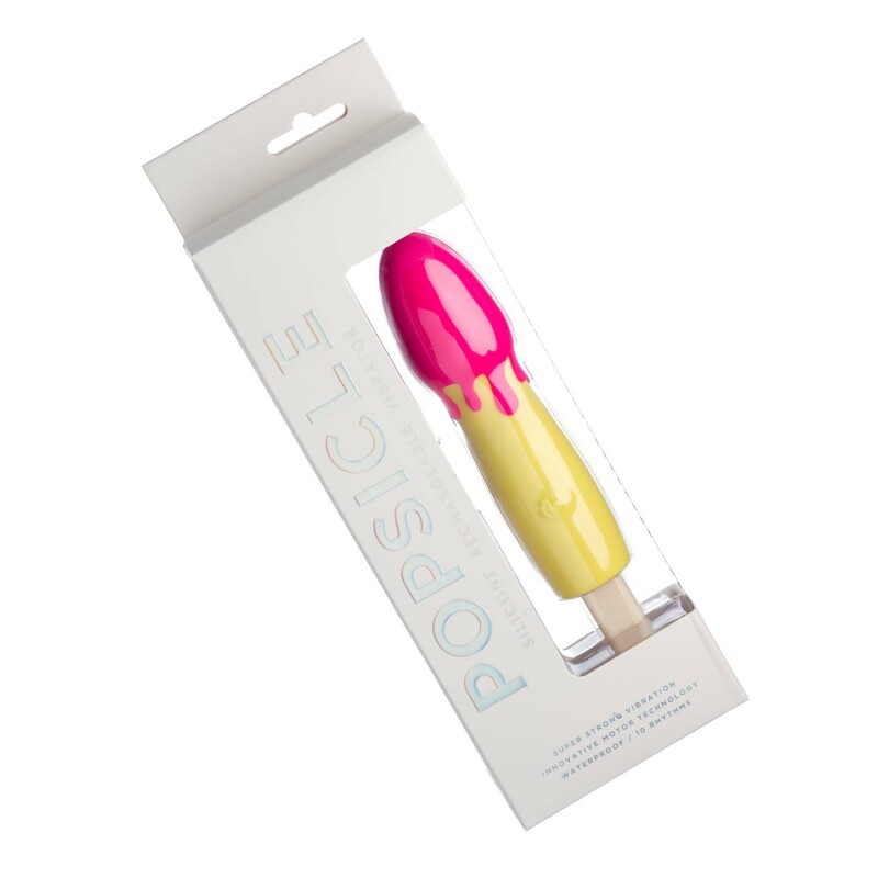 Вібратор морозиво жовтий, POPSICLE RECHARGEABLE VIBE - Зображення 1
