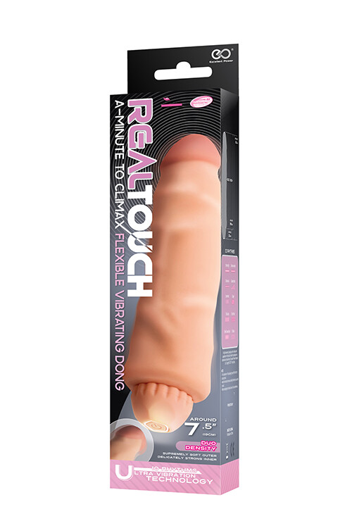 Вібратор REAL TOUCH A-MINUTE TO CLIMAX VIBE FLESH