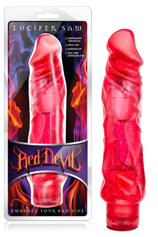 Вібратор RED DEVIL LUCIFER SAM CHERRY RED