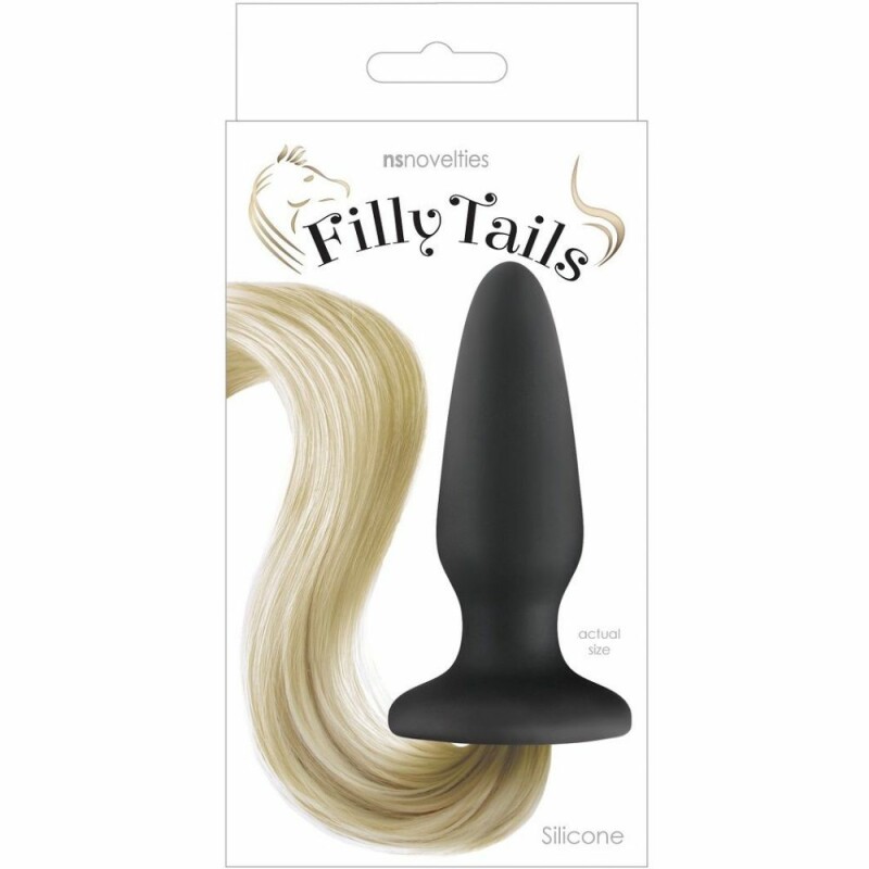 Анальна пробка з хвостом Filly Tails, FILLY TAILS PALOMINO - Зображення 2