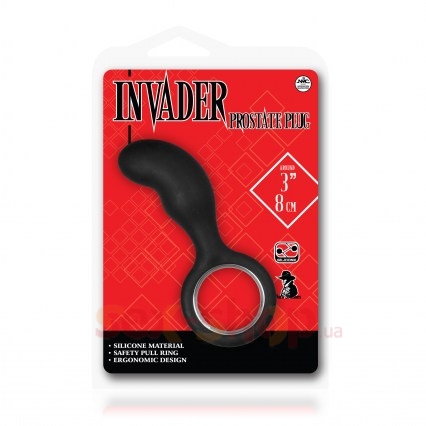 Анальна пробка з кільцем INVADER II Prostate Plug - Изображение 1