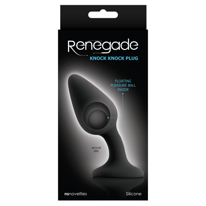 Анальна пробка зі зміщеним центром ваги NSNovelties Renegade - Зображення 3