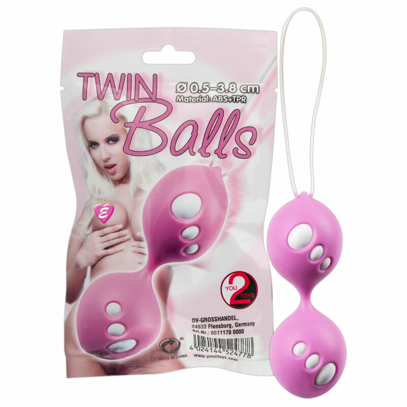 Кульки Вагінальні рожеві Twin Balls - Изображение 1