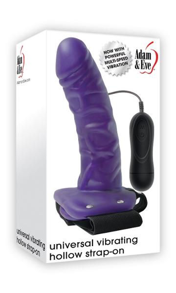 Страпон порожнистий (фаллопротез) з вібро UNIVERSAL VIBRATING HOLLOW STRAP-ON - Зображення 2