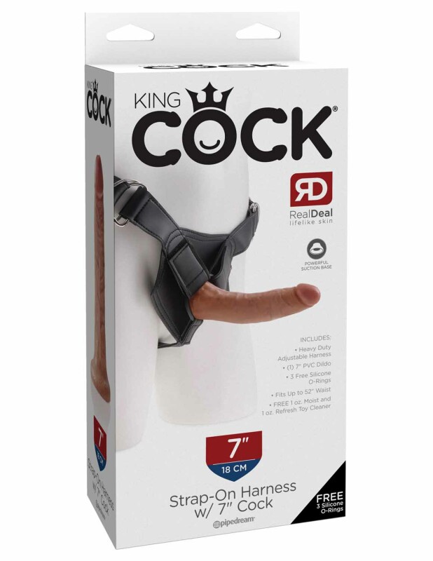 Страпон KING COCK STRAP-ON HARNESS W / 7INCH COCK - Изображение 7