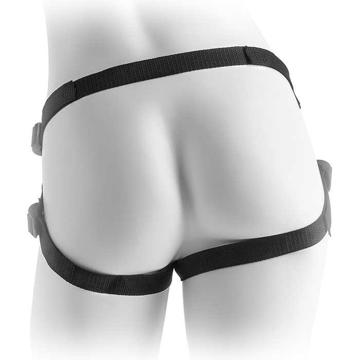 Труси для страпона VIBRATING PLUSH HARNESS - Зображення 1