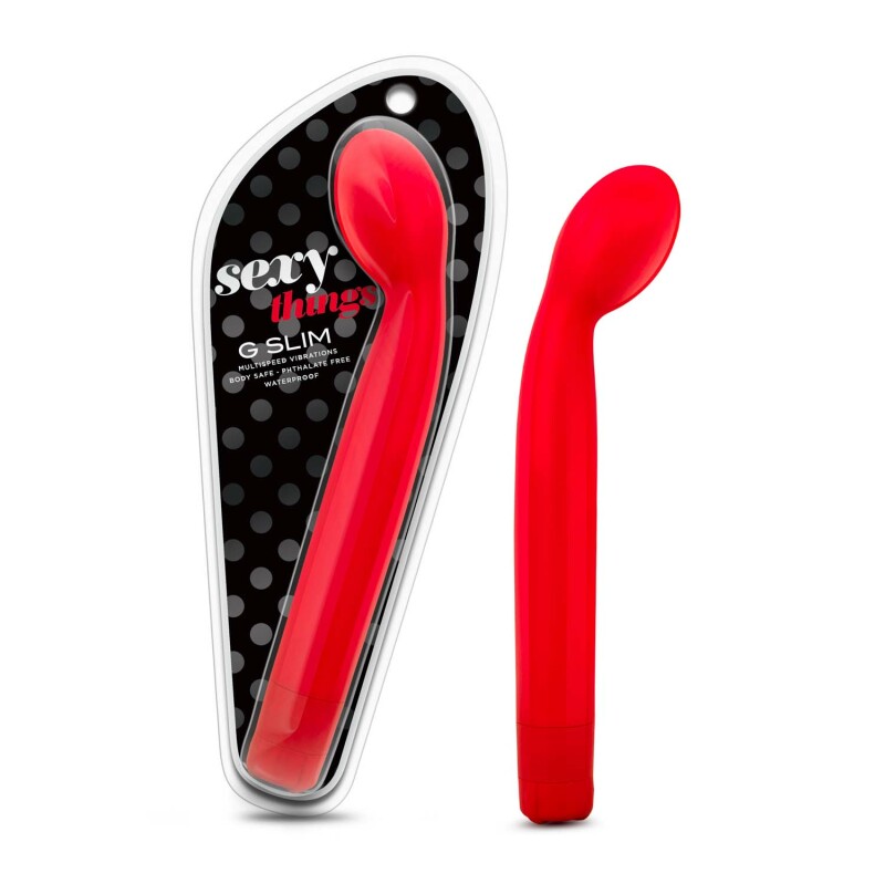 Вібратор для точки G SEXY THINGS G SLIM SCARLET RED - Зображення 1