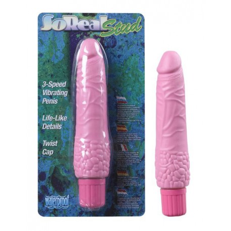 Вибратор So Real Stud Vibrator Pink - Изображение 1