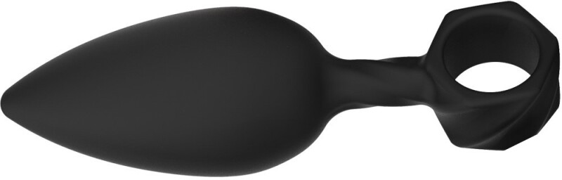 Пробка анальна Bathmate, L, силіконова 3.8 см, чорна - Изображение 3