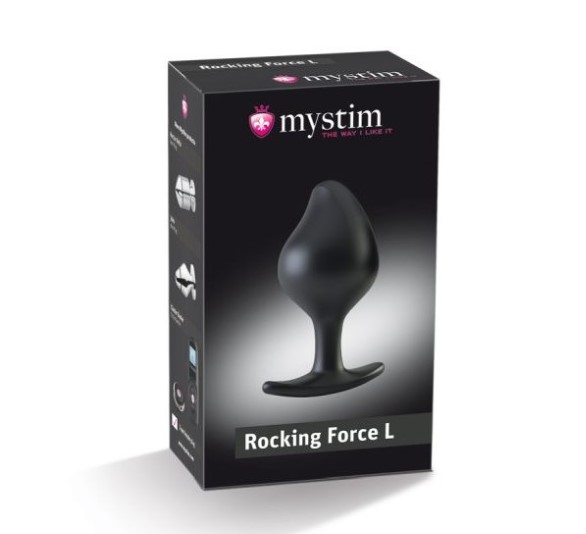 Анальна пробка з електростимуляцією Mystim Buttplug Rocking Force L - Зображення 1