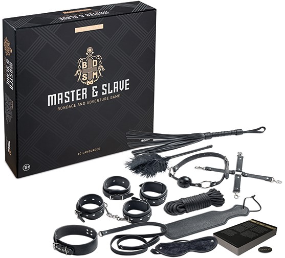 БДСМ набір із завданнями Master &amp; Slave BDSM Kit, Black