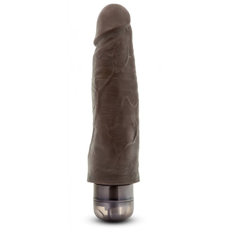 Вібратор реалістичний Dr. Skin Cock Vibe, коричневий, 17 х 4 см - Изображение 1