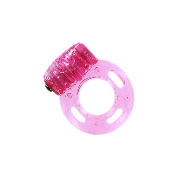 Ерекційне кільце рожеве з вібро Pleasure Rings, 1 шт