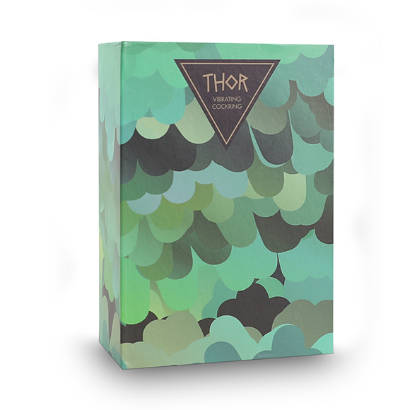 Ерекційне кільце з вібро Бугатті FeelzToys Thor Cockring Blauw - Зображення 4