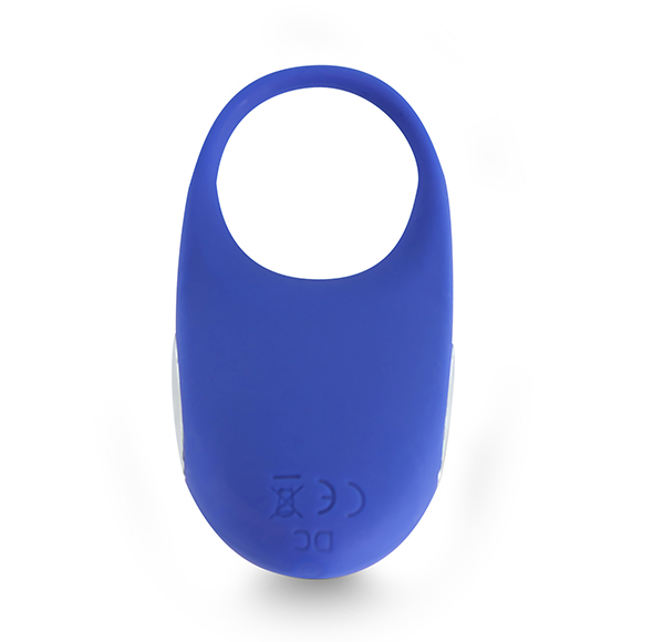 Ерекційне кільце з вібро Бугатті FeelzToys Thor Cockring Blauw - Зображення 2