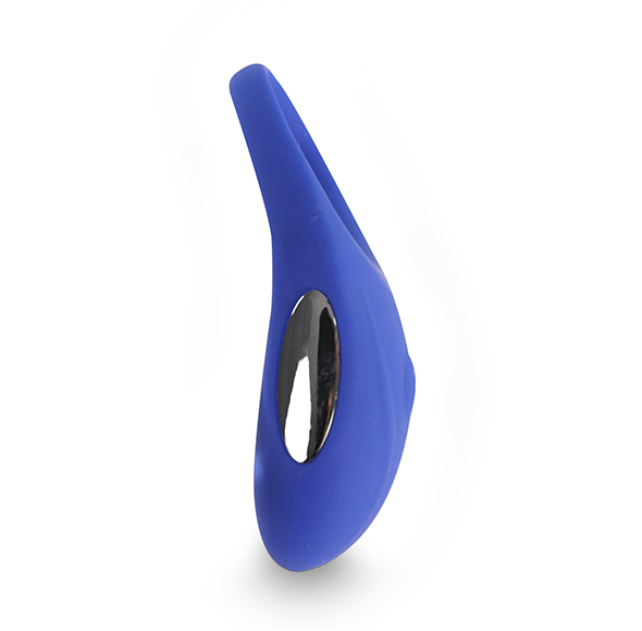 Ерекційне кільце з вібро Бугатті FeelzToys Thor Cockring Blauw - Зображення 1