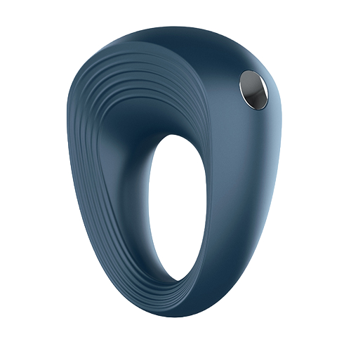 Ерекційне віброкільце Satisfyer Power Ring синє, 5.5 х 4.4 см