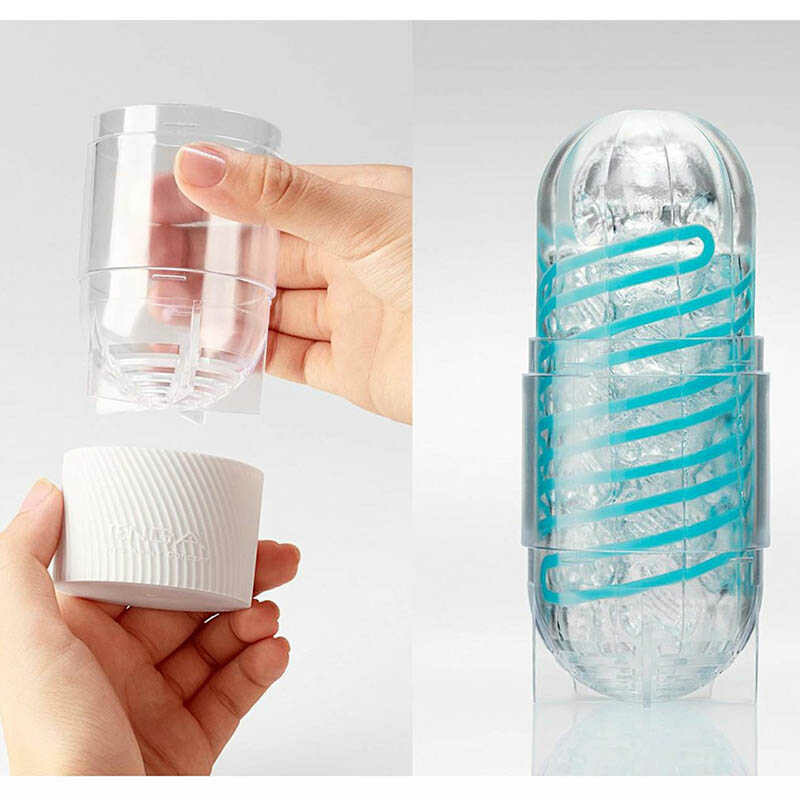 Мастурбатор спіральний в колбі tenga Spinner Masturbator Shell
