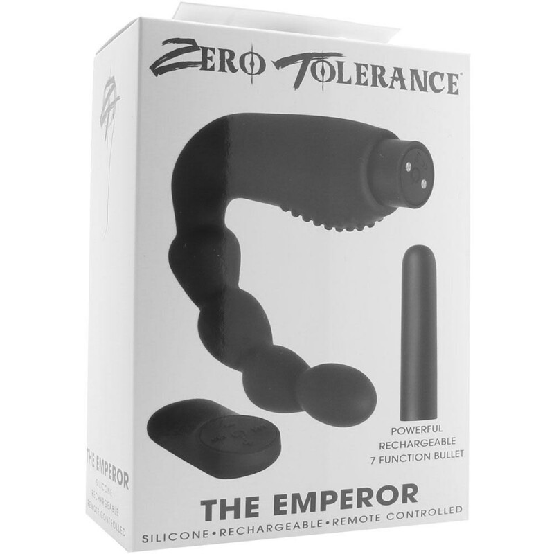 Масажер простати Zero Tolerance чорний, 10 х 2.2 см - Зображення 1