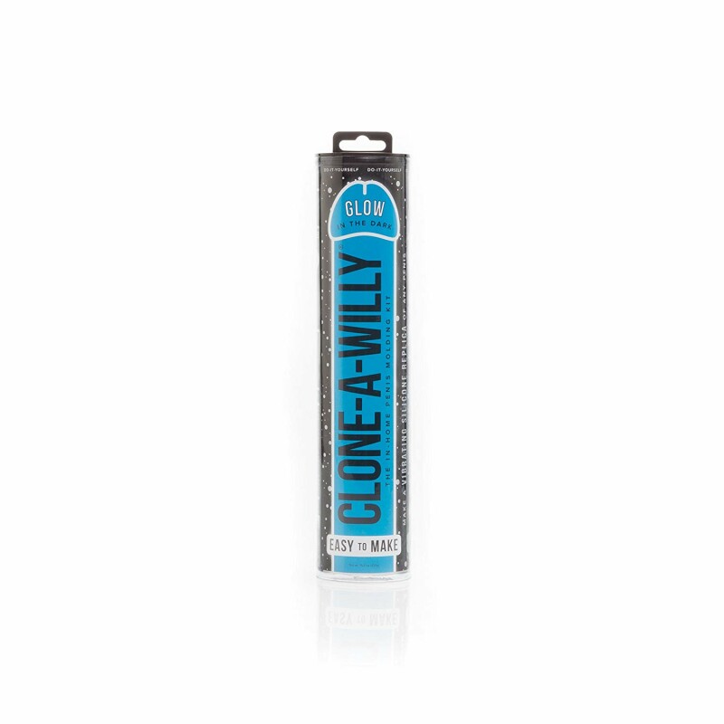 Набор скульптора светится в темноте Clone-A-Willy Hot Blue Glow in the Dark - Зображення 4