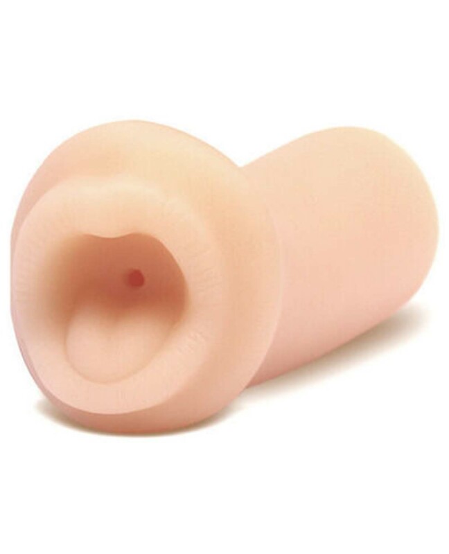 Мастурбатор ротик, тілесного кольору, з силікону X5 MEN Jasmines HOT MOUTH BEIGE