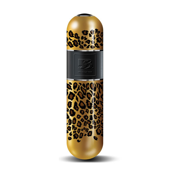 Вибропуля с контейнером для хранения Kenya Petite LEOPARD/GOLD