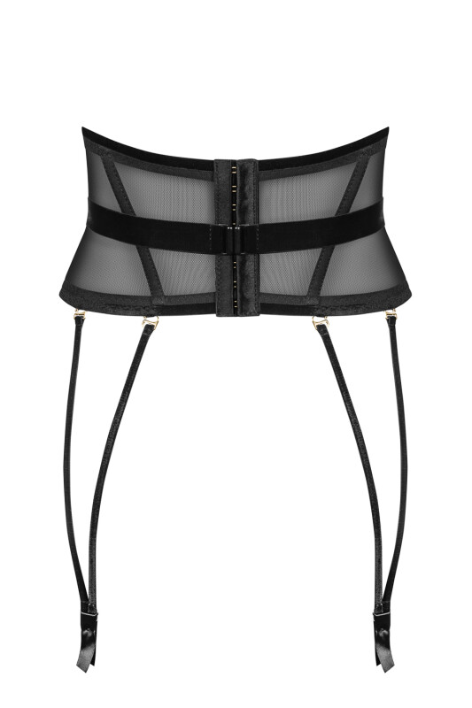 Пояс-корсет Noir Handmade напівпрозорий для панчіх, розмір M - Зображення 3