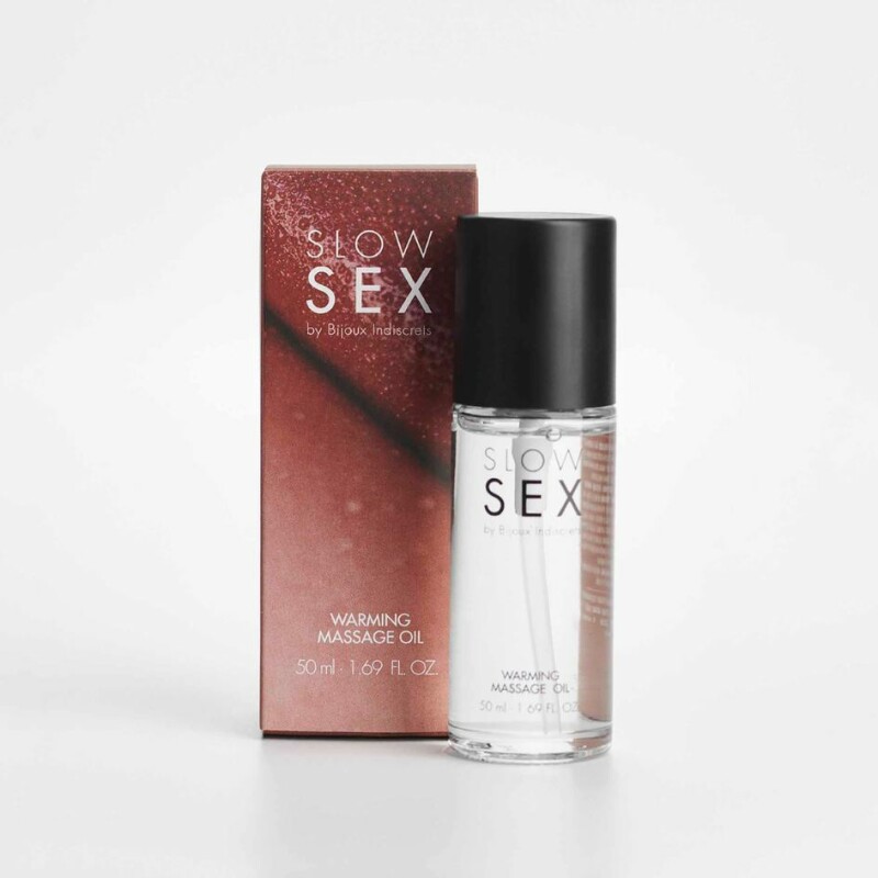 Розігріваюча їстівна масажна олія Slow Sex Bijoux Indiscrets, 50 мл - Изображение 6