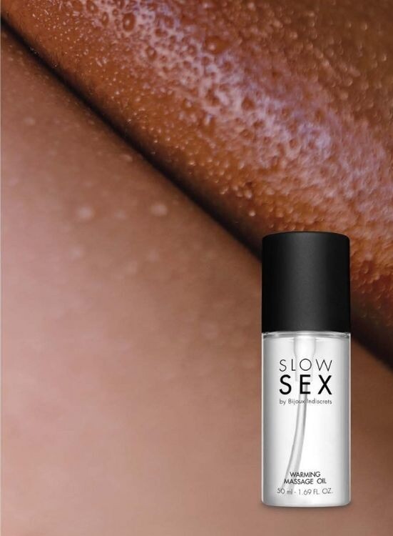 Розігріваюча їстівна масажна олія Slow Sex Bijoux Indiscrets, 50 мл - Изображение 4