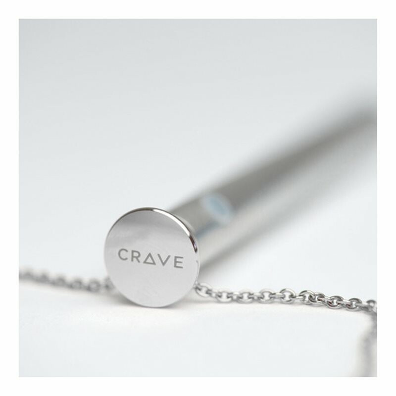 Вібратор-намисто Crave з нержавіючої сталі, сріблястий, 9.7 х 1 см - Зображення 1
