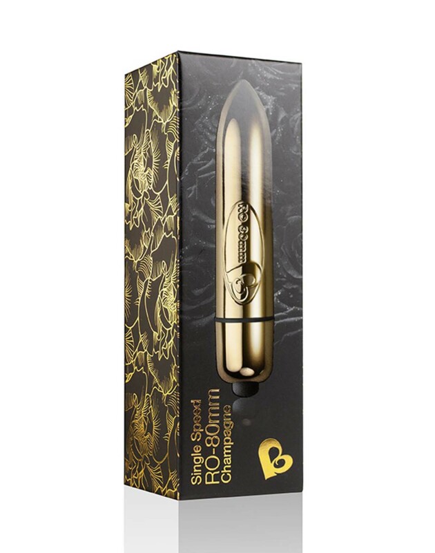 Вибро-пуля Rocks- 7 Speed Ro-80Mm Gold - Зображення 1