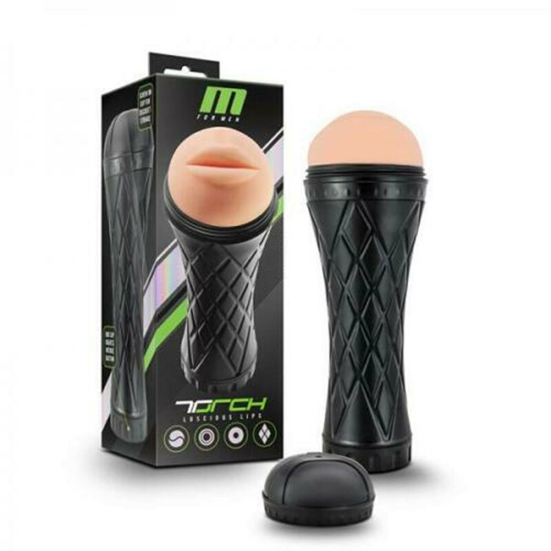 Мастурбатор-ротик тілесного кольору, M FOR MEN THE TORCH LUSCIOUS LIPS
