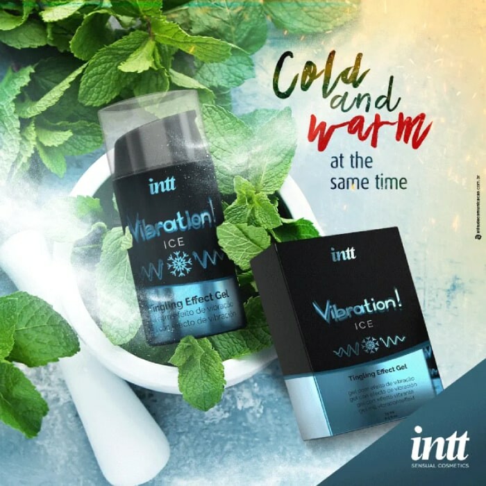 Рідкий вібратор Intt Vibration Ice, 15 мл, з охолоджуючим ефектом - Изображение 4